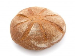6405189-fresh-round-bread-on-white-background